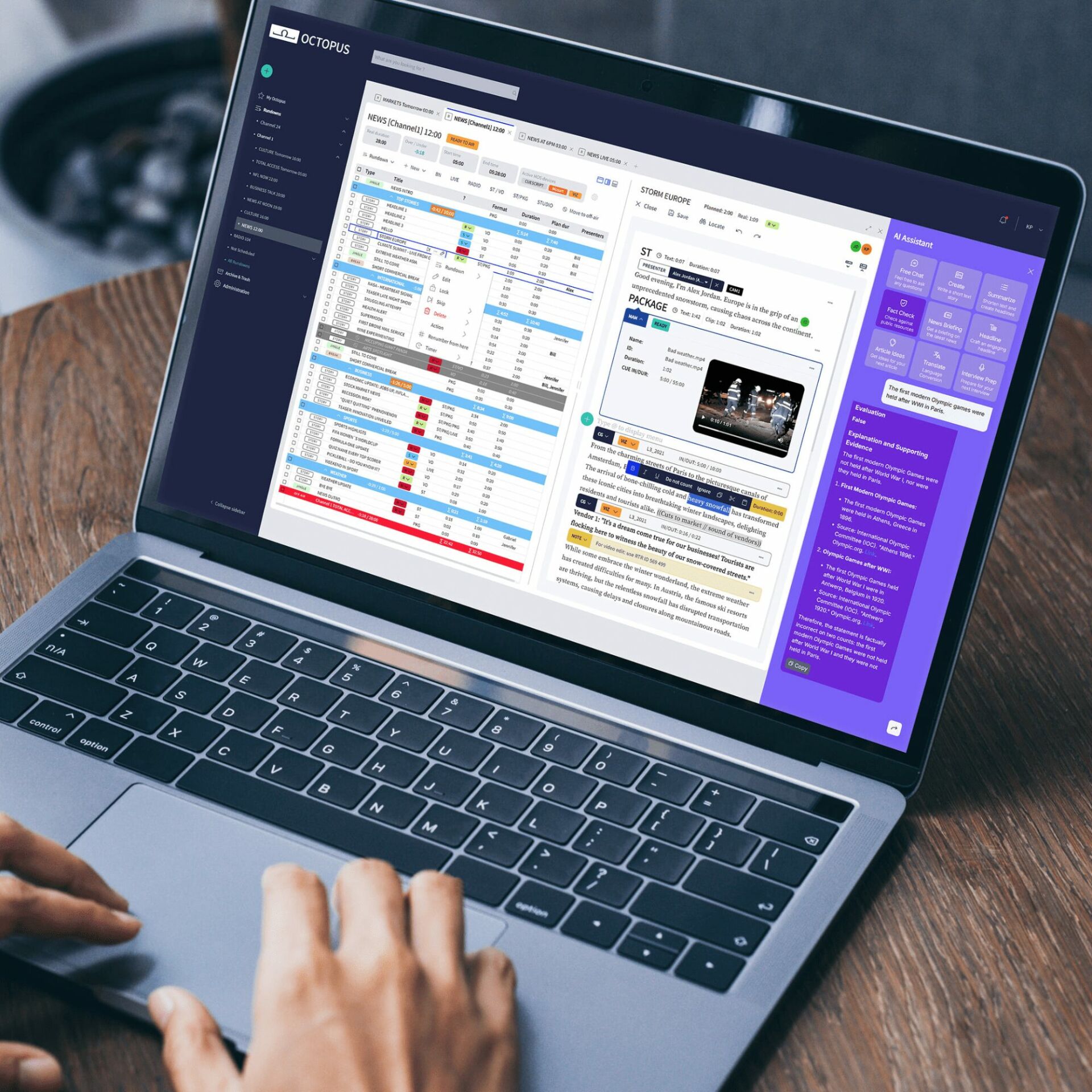 Octopus_Web_Client_remote_news_production_story_centric_workflow_news_management